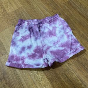 Angel Kiss Women's Tie Dye Activewear Shorts Size L